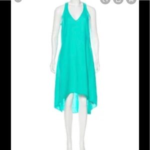 Calypso St. Barth linen high low dress